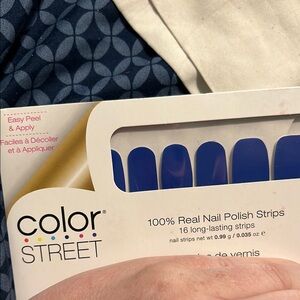 Color Street Royal Blue Nail Strips